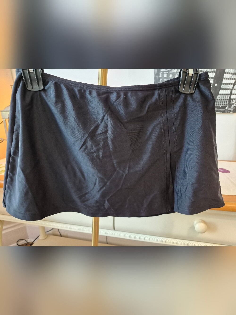 Ocean Dream Size 10 Black Swim Skirt